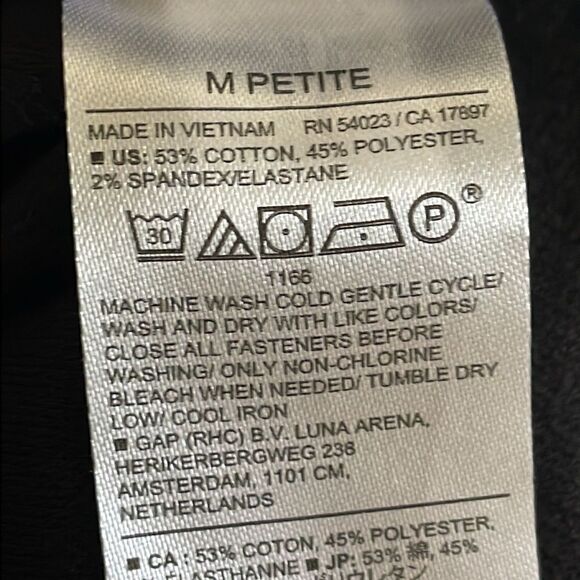 Banana Republic Factory Tie Waist Black Jacket - Picture 5 of 5